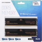 CFD Standard W5U6000CSシリーズ DDR5-6000 デスクトップ用 グラフェン銅箔ヒートシンク搭載 メモリ 32GB×2 W5U6000CS-32GC38F