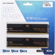 CFD Standard W5U5600CSシリーズ DDR5-5600 デスクトップ用 グラフェン銅箔ヒートシンク搭載 メモリ 32GB×2 W5U5600CS-32GC46F