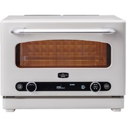 グラファイトオーブンレンジ 22L グラファイトレンジ加熱 簡易スチーム機能 ホワイト AEM-G14AW