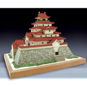 木製模型 1/150 鶴ケ城 (塗料付き/但し水性のみ)