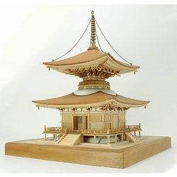 木製模型 1/50 石山寺 多宝塔
