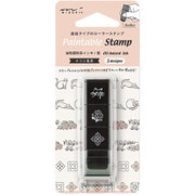 スタンプ ローラー ネコと風景柄 35627006