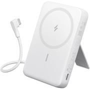 モバイルバッテリー Anker Zolo Power Bank (10000mAh MagGo Built-In USB-Cケーブル) ホワイト A1685N21