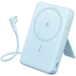 モバイルバッテリー Anker Zolo Power Bank （10000mAh MagGo Built-In USB-Cケーブル） ブルー A1685N31