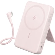 モバイルバッテリー Anker Zolo Power Bank (10000mAh MagGo Built-In USB-Cケーブル) ピンク A1685N51