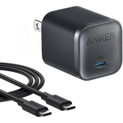 Anker Nano Charger （45W） with USB-C ＆ USB-C ケーブル ブラック B2692N11
