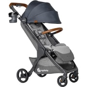 A型ベビーカー 背面式 metro＋ deluxe（メトロプラス デラックス） 対象月齢：1カ月～48カ月 体重3.2kg以上～22kg以下 5点式シートベルト搭載 ロンドングレー WLEGMETROPDXLNGRY
