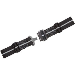 ハーネス交換部品 ワンタッチ胸ベルト シルバー HX-CSO