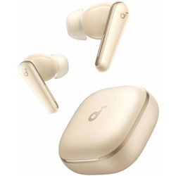 完全ワイヤレスイヤホン Soundcore Liberty 5 ノイズキャンセリング/Bluetooth対応  シャンパンゴールド A3957NB1