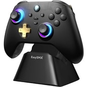 PCコントローラー PC/Switch/iOS/Android/Steam用ゲームパッド ワイヤレスチャージングドック ホール効果トリガー付き ジョイスティック/1000mAhバッテリー EasySMX D05