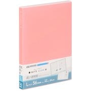 フォトアルバム ビュートクリア Lサイズ 56枚収納 ピンク ABTC-L56PK