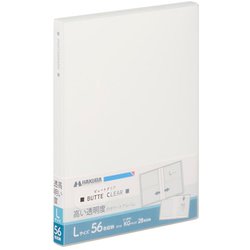 フォトアルバム ビュートクリア Lサイズ 56枚収納 ホワイト ABTC-L56WT
