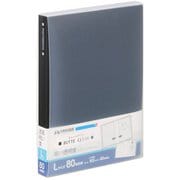 フォトアルバム ビュートクリア Lサイズ 80枚収納 ブラック ABTC-L80BK