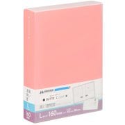 フォトアルバム ビュートクリア Lサイズ 160枚収納 ピンク ABTC-L160PK