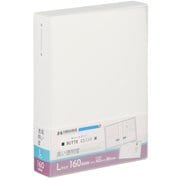 フォトアルバム ビュートクリア Lサイズ 160枚収納 ホワイト ABTC-L160WT