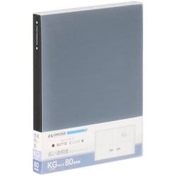 フォトアルバム ビュートクリア KGサイズ 80枚収納 ブラック ABTC-KG80BK