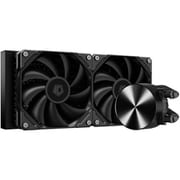 2連ファン AIO 水冷CPUクーラー ブラック FX240-PRO