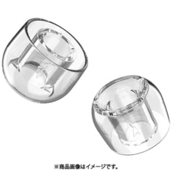 イヤーチップ ワイドボアタイプ リキッドシリコン採用 MSサイズ 1ペア PRISM 1Pair （MS）