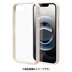 iPhone 16e ハイブリッドケース FLEXGUARD 衝撃吸収 頑丈 TPU＋PC ホワイト×クリア 9150IP5EHPWH