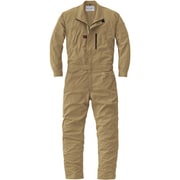 ストレッチつなぎ服 カーキ 5Lサイズ 23041-011-5L