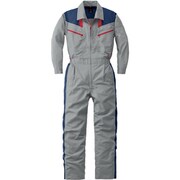 つなぎ服 シルバーグレー M 254-008-M