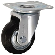 UKAI 中荷重用キャスター 旋回(自在)金具 Jタイプ 耐熱ゴム 車輪径75mm CRJ-75