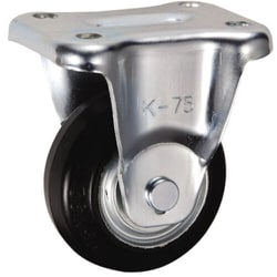 UKAI 中荷重用キャスター 固定金具 Kタイプ 耐熱ゴム 車輪径75mm CRK-75