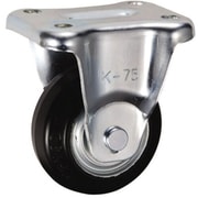 UKAI 中荷重用キャスター 固定金具 Kタイプ 耐熱ゴム 車輪径75mm CRK-75