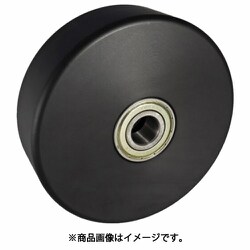 導電MCナイロン車輪（ステンレスベアリング入） EMC75CD