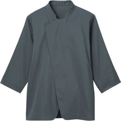 七分袖ショップコート グレー M LW0902-B3-M