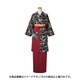 茶衣着（上） M （友禅調小紋） ブラック OD203-M