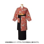 茶衣着(上) M (友禅調小紋) ミディアムレッド OD204-M