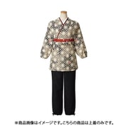 茶衣着(上) M (麻の葉ぼかし) ブラック OD644-M
