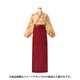 茶衣着（上） M （麻の葉ぼかし） ダークレッド OD645-M