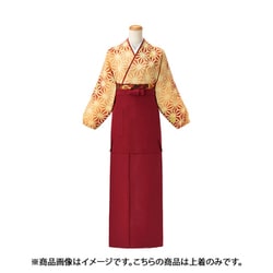 茶衣着（上） M （麻の葉ぼかし） ダークレッド OD645-M