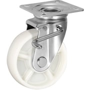 UKAI 中荷重用キャスター ストッパー付旋回(自在)金具 JBタイプ ナイロン 車輪径150mm PBJB-150