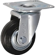 UKAI 中荷重用キャスター 旋回(自在)金具 Jタイプ ゴム 車輪径75mm SJ-75