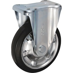 UKAI 中荷重用キャスター 固定金具 Kタイプ ゴム 車輪径200mm SK-200