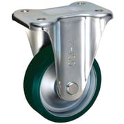 UKAI 中荷重用キャスター 固定金具 Kタイプ ウレタンゴム 車輪径100mm SUIK-100