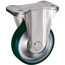UKAI 中荷重用キャスター 固定金具 Kタイプ ウレタンゴム 車輪径130mm SUIK-130