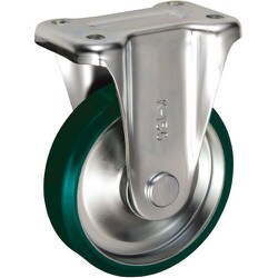 UKAI 中荷重用キャスター 固定金具 Kタイプ ウレタンゴム 車輪径150mm SUIK-150