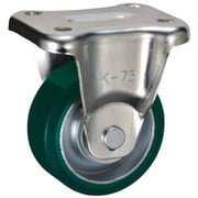 UKAI 中荷重用キャスター 固定金具 Kタイプ ウレタンゴム 車輪径75mm SUIK-75