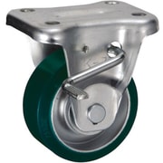 UKAI 中荷重用キャスター ストッパー付固定金具 KBZタイプ ウレタンゴム 車輪径75mm SUIKBZ-75