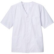 衿なし・五分袖調理衣 ホワイト 3L TP391-A9-3L