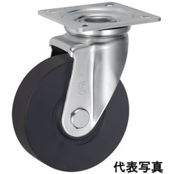 UKAI 中荷重用キャスター 旋回（自在）金具 Jタイプ MCナイロン 車輪径100mm UWAJ-100