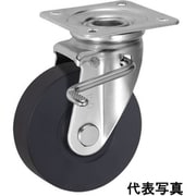 UKAI 中荷重用キャスター ストッパー付旋回（自在）金具 JBタイプ MCナイロン 車輪径100mm UWAJB-100