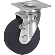 UKAI 中荷重用キャスター ストッパー付旋回(自在)金具 JBタイプ MCナイロン 車輪径150mm UWAJB-150