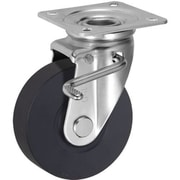 UKAI 中荷重用キャスター ストッパー付旋回(自在)金具 JBタイプ MCナイロン 車輪径150mm UWBJB-150