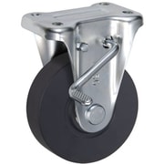UKAI 中荷重用キャスター ストッパー付固定金具 KBZタイプ MCナイロン 車輪径150mm UWBKBZ-150