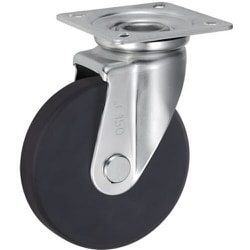 UKAI 中荷重用キャスター 旋回（自在）金具 Jタイプ MCナイロン 車輪径150mm UWBSJ-150